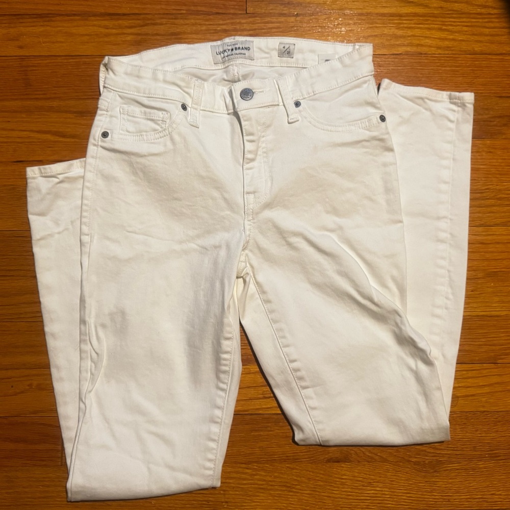 Women's Lucky Brand White Jeans